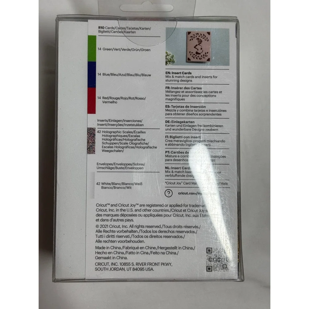 Cricut Joy Insert Cards Foil Transfer Cutaway Cards Bundle R10 4.25x5.5 5 Packs